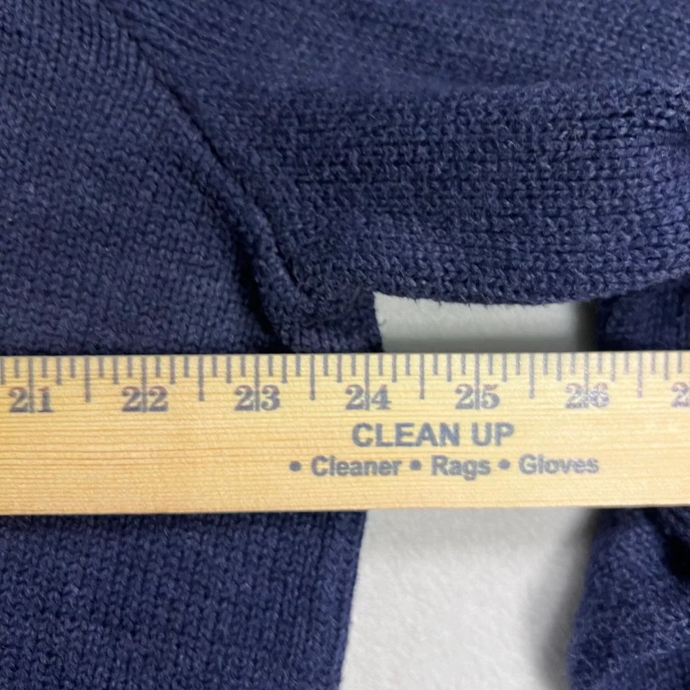 Polo Ralph Lauren Sweater Navy Crew Neck Long Sleeve Cotton XXL Fisherman Grunge